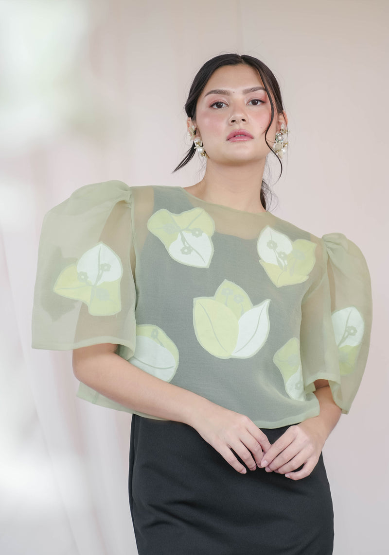 Bougainvillea Camisa in Sage