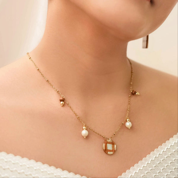 Capiz Pearl Necklace