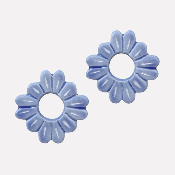 Iris Stud Hoops